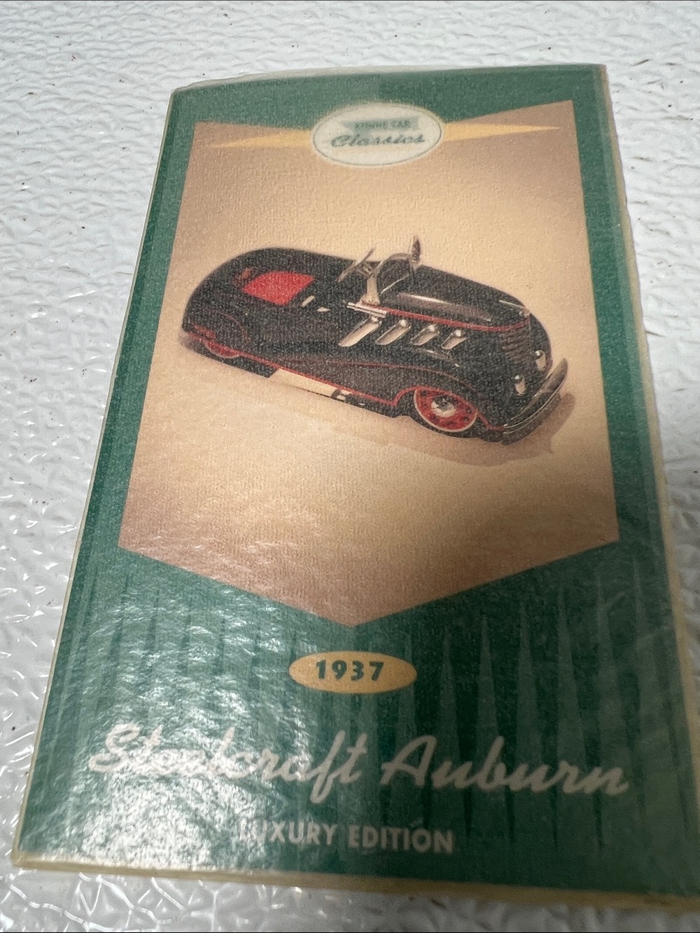 Hallmark Kiddie Car Classics 1937 Steelcraft Auburn Pedal Car NEW Original Box - Picture 3 of 12